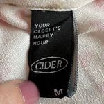 Cider Babydoll Grannycore Softgirl Pink Heart Dainty Shift Ruffle Dress Medium Photo 5