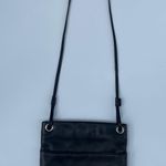 Margot Kari Mini Square Crossbody in Soft Black Leather Minimalist Classic Photo 9