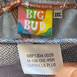 Big Bud Press Indigo Denim Original Overalls 100% Cotton Light Wash 2XL EUC Blue Size 2X Photo 4