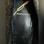 Brian Atwood Fontanne Shoes Gold Red Blue Glitter Heels Platform Black Size 8.5 Photo 10