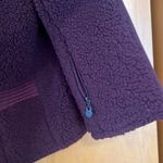 Maroon Furry Vest Red Size M Photo 4