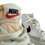 Nike  Blazer Mid '77 White Black Mid Top Lace Up Athletic Sneakers Shoes Size 7 Photo 6