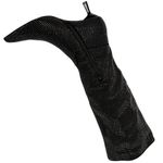 Madden Girl  Dicee Kitten Heel Knee High Rhinestone Boots Size 7M Black Silver Photo 1