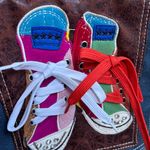 Vintage Converse Denim Crossbody Bag Pink Photo 10