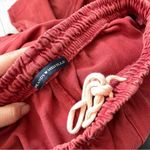 Brandy Melville Sweatpants pull on wide leg womens Red (one size) loungewear Photo 1