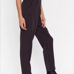 Nasty Gal  / Pinstripe Smart High Waisted Pants / black / 2 Photo 10