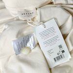 Sézane  Selena Mini Shirt Dress, Cream, Medium Photo 8