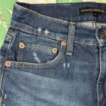Anthropologie Modern American East Side High Rise Distressed Denim Shorts Photo 1