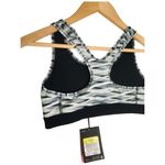 Nike New Pro Criss Cross Bra Top Dry Fit Workout Logo Athletic Geometric Gray S Photo 11