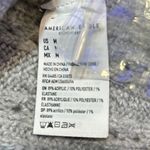 American Eagle Gray Grey Cardigan Chunky Cropped Grandpa Sweater Twee MEDIUM Photo 7