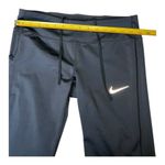 Nike Women's Black Leggings Crop Dri Fit Tight Fit Size M Photo 7