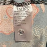 IMAN Dark Green and Orange Floral Pajama Set Size Petite Large Photo 8