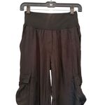 Cinq a Sept Giles Cargo Silky High Rise Jogger Black Pull On Pant, Sz XS Photo 4