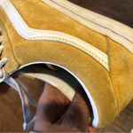 Vans  Size W7.5 M6 Mustard Yellow White Suede Old Skool Sneaker Scotchgard shoes Photo 11