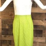 Floral White with Light Green Size 4 Dress #008 Photo 0