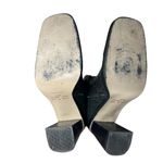 MIA Y2K Black Boots Womens 6.5 Leather Chunky Block Heel Square Toe Brazil Photo 5