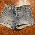 Aritzia  Denim Forum High Waisted Ex Boyfriend Short Photo 0