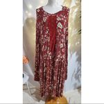 Torrid  Super Soft Knit Jersey Mock Neck‎ Skater Mini Dress Sz 6 floral lace Photo 2