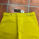NWT Royalty by Maluma Faux Leather Yellow Pants Size M Photo 8