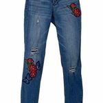 Black Daisy Jamie Butterfly Flower Patch Jeans Photo 0