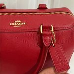 Coach  Leather Satchel (Cherry red) Photo 1