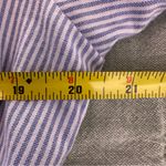 Abercrombie & Fitch Long Sleeve Blue & White Striped Shirt Dress Size M Photo 4