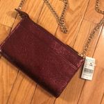 barney's new york  cherry metallic leather bag Photo 2