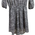 Collective Concepts Minimalist Boho Midi Dress Geometric Print 3/4 Sleeve Flattering Aesthetic XS Photo 9