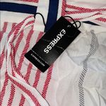 EXPRESS NWT High Waisted Striped Belted Wide Leg Pant Photo 6