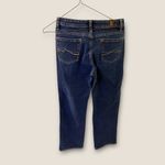 Aura Wrangler Straight Leg Denim Jeans Dark Wash Indigo 4 Short Photo 1