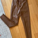 ZARA Vegan Leather Pants/Leggings Photo 2