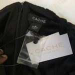 Cache NWT Feather-Trim Long Sleeve Lace Sheath Dress Cocktail Party Formal #whimsygoth #gothic #vampy Size S. Measurement in pics Photo 2