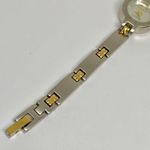 Jaclyn Smith  women’s quartz analog watch 1Silver gold tone 19mm case bracelet Photo 3