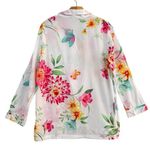 Victoria's Secret VICTORIA’S SECRET Floral Button Down Sleep Shirt Swim Cover Up Size M Photo 4