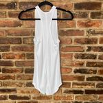 Splendid Reformation  White Sleeveless 1X1 Racerback Tank Top Women's Size Large Photo 8