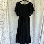 Elegant Black Midi Dress Photo 4