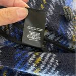 Aritzia Wilfred Free Off-Duty Neelam Wool Blend Jacket Blue Black Plaid | XXS Photo 10