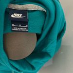 Nike  Womens Medium Turquoise Cowl Neck Short Sleeve Sweatshirt Photo 4