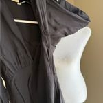 ZARA  Black Long Sleeve mini dress with raw hem Photo 6