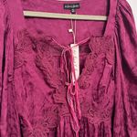 For Love & Lemons Henley Jacquard Long Sleeve Mini Dress NWT size XS Photo 8