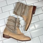 Anthropologie  Latigo Pogo Tie Back Boots 10M‎ Photo 1