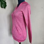 Banana Republic  Heathered Pink Cotton Zipper Hoodie Jacket Photo 4