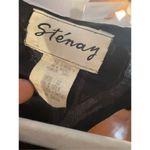 Vintage Stenay Mardi Gras 100% Silk Rainbow Sequins Shoulder Pads Party Dress Sz Black Size 12 Photo 2