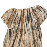 Free People  strapless multicolored cream green brown romper playsuit jumper Photo 4