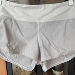 Lululemon  Speed Up Shorts *2.5" White workout running adjustable low rise Photo 5