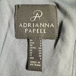 Adrianna Papell  Lace Illusion Gown Women's 2 Dusty Blue Sleeveless V-Neck NWT Photo 4