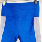 Fabletics  Seamless High-Waisted Seamless Ribbed Blue Shorts Size XS Photo 1