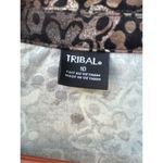 Tribal size 10 brushed cotton paisley print jacket. Black Photo 2