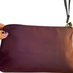 Kate Spade  Gala burgundy Nylon Double Zippered Wristlet Photo 1