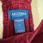 Arizona Jeans ARIZONA JEAN CO Corduroy Overall Mini Dress Burgundy Countrycore Grunge Academia Photo 1